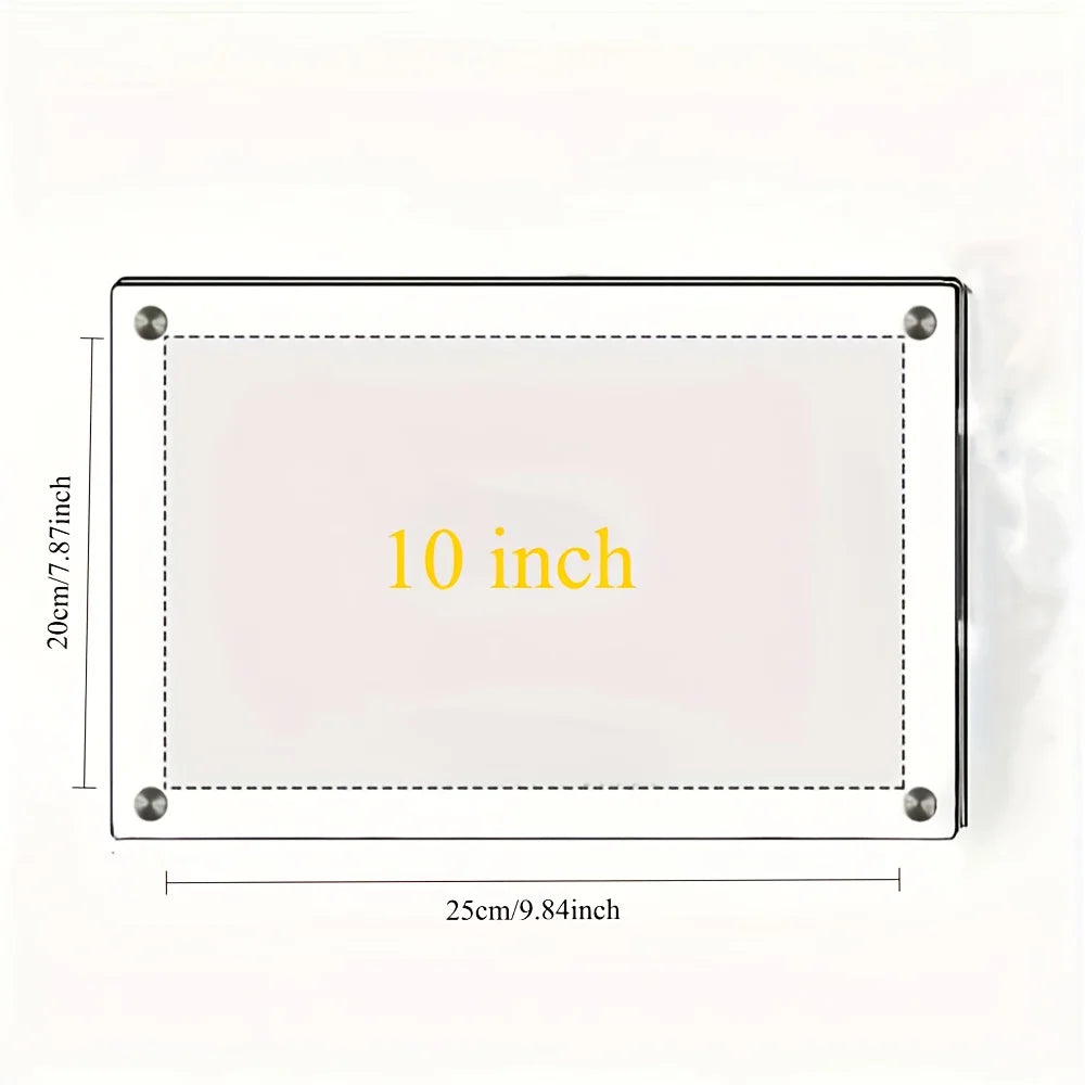 A4/A5 Tilted Desk Acrylic Photo Frame
