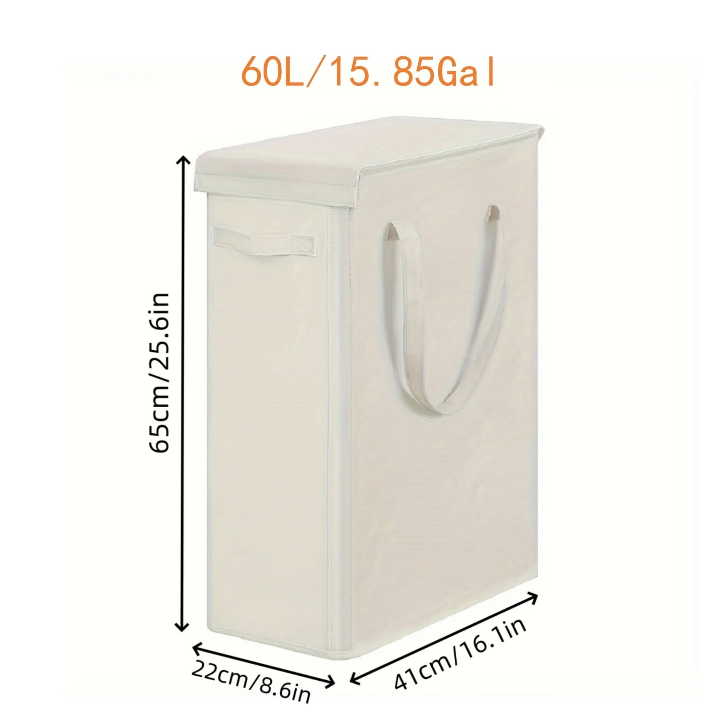 Wheeled Laundry Hamper with Lid