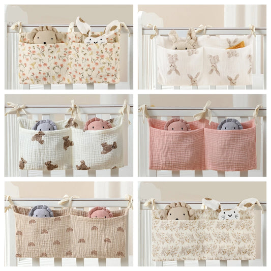 Baby Crib Storage Bag Organiser