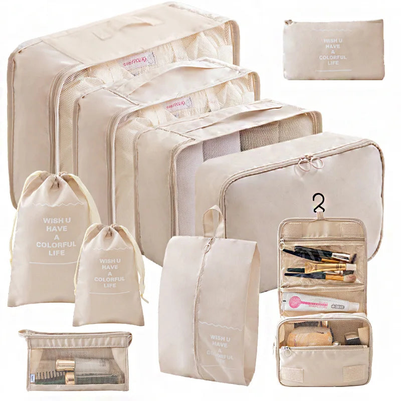 Travel Suitcase Packing Cube Set