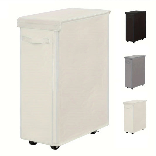 Wheeled Laundry Hamper with Lid