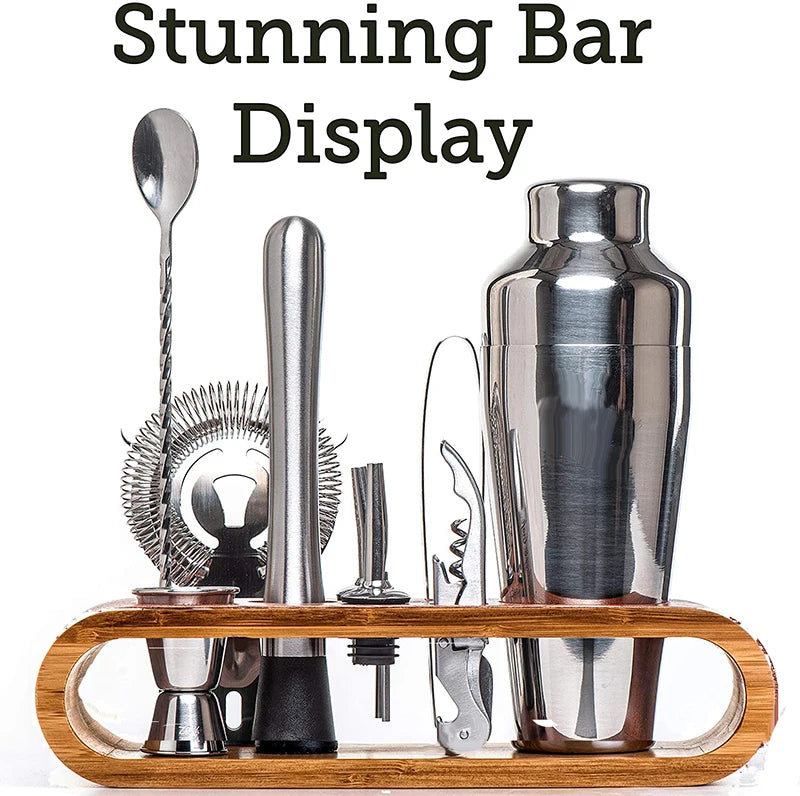 10-Piece Cocktail Mixology Bar Set