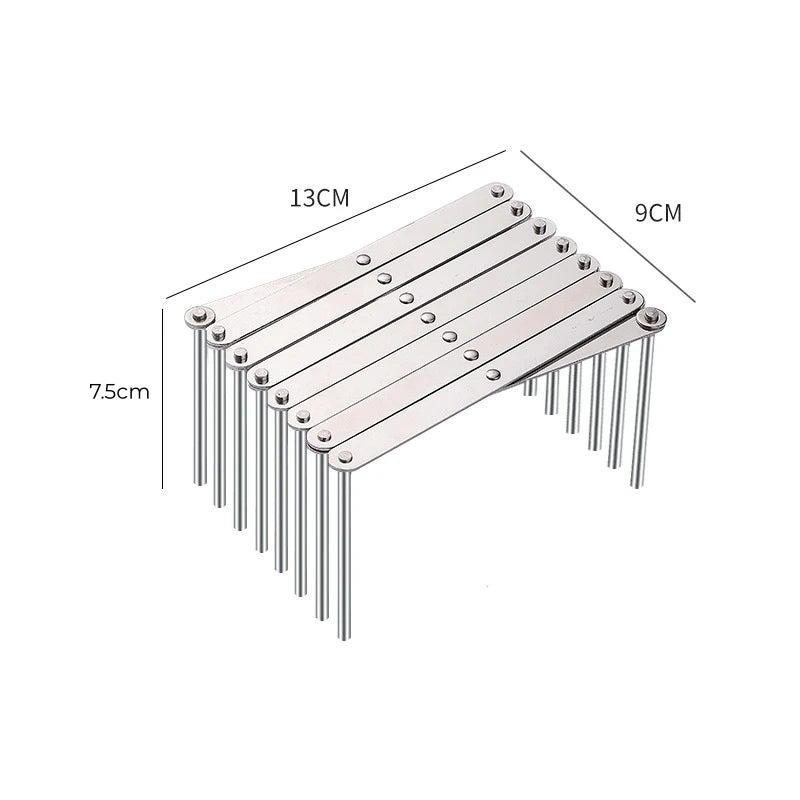 Foldable Dish Drain Rack Organiser