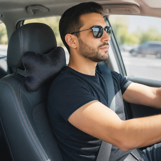 Memory Foam Car Neck Headrest Pillow