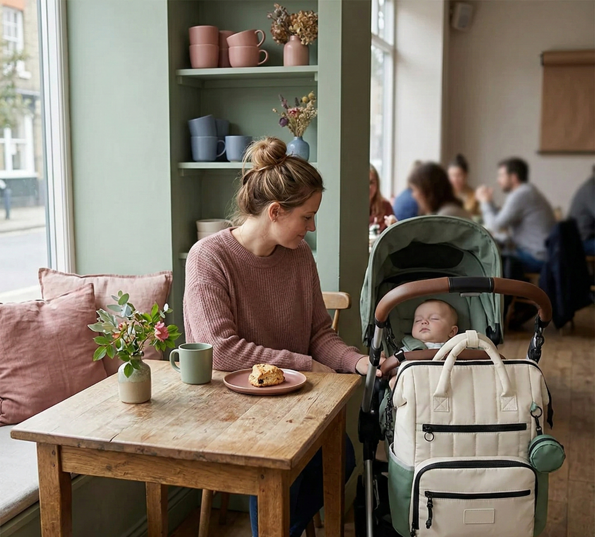 Luxury Diaper Bag Backpack – Large Capacity