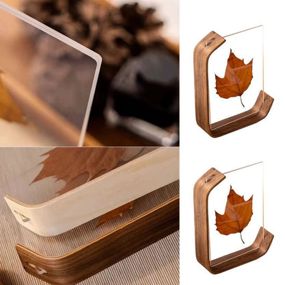 Acrylic & Wood Desktop Photo Display