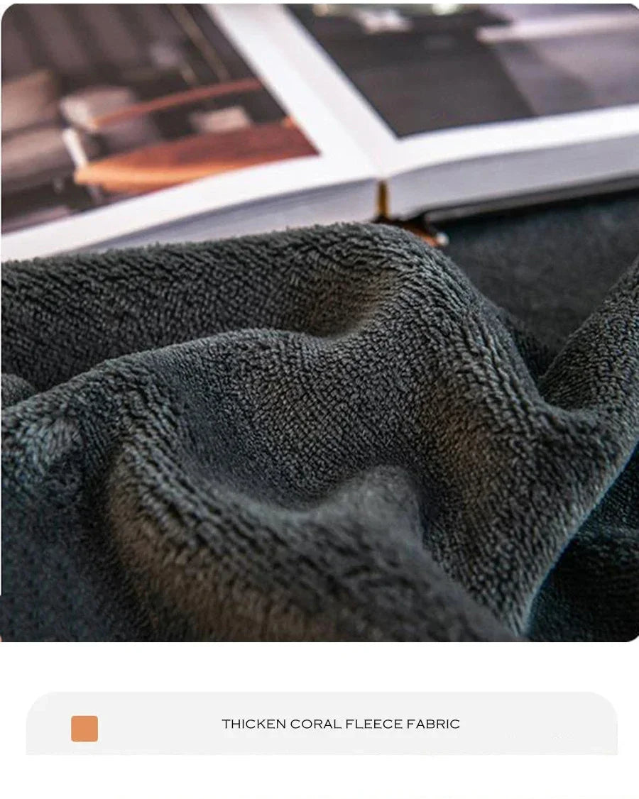 Fluffy Coral Fleece Fitted Sheet