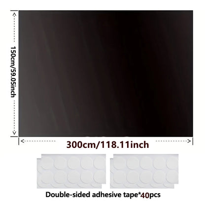 Portable Blackout Curtain Window Film