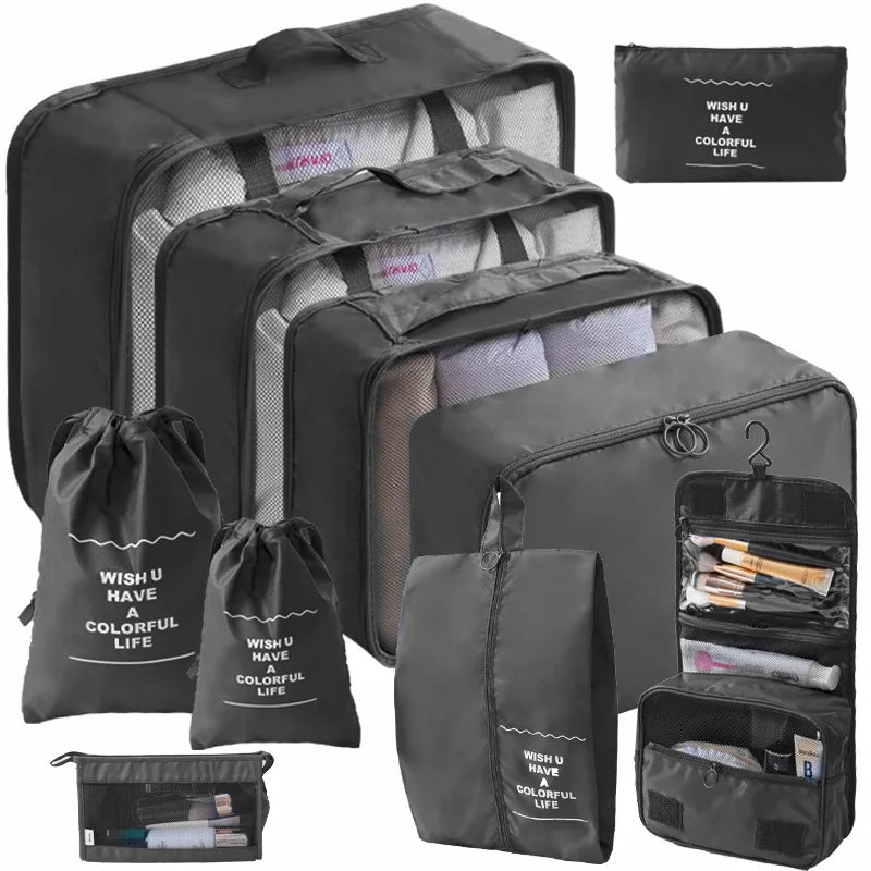 Travel Suitcase Packing Cube Set