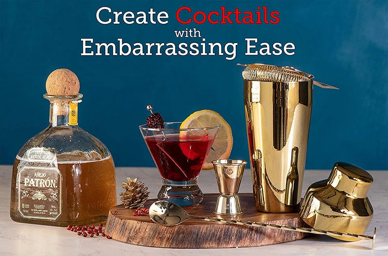 10-Piece Cocktail Mixology Bar Set