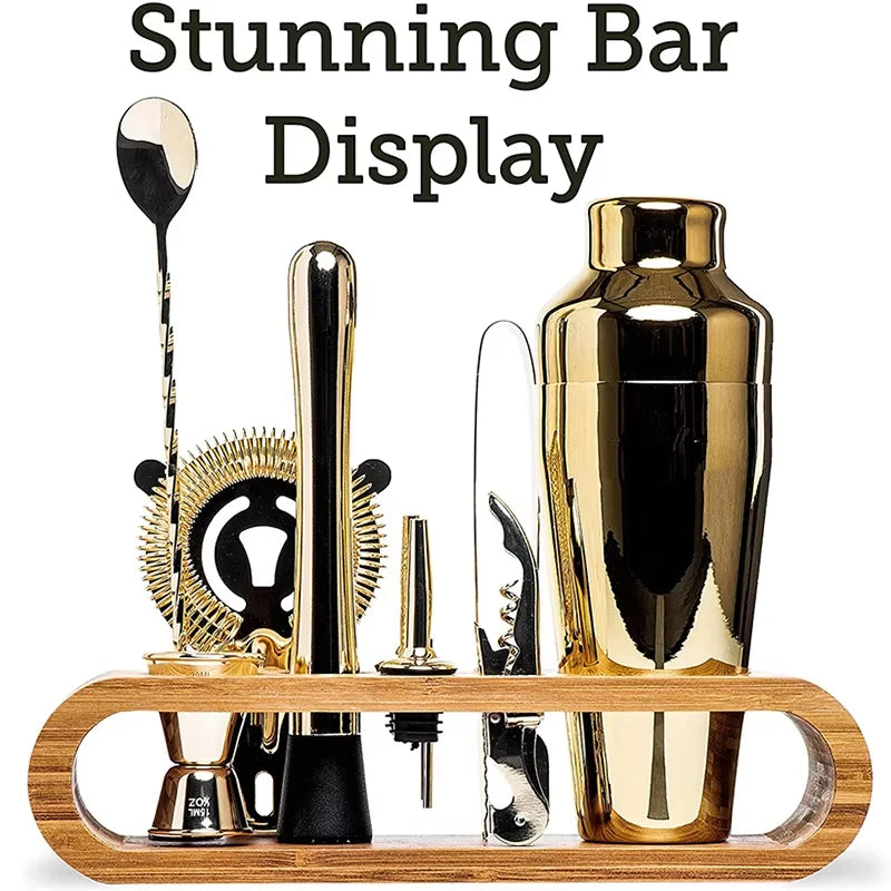 10-Piece Cocktail Mixology Bar Set