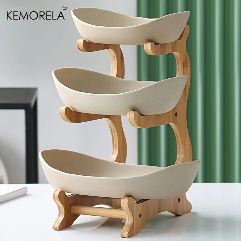 2/3-Tier Fruit Plate & Snack Stand