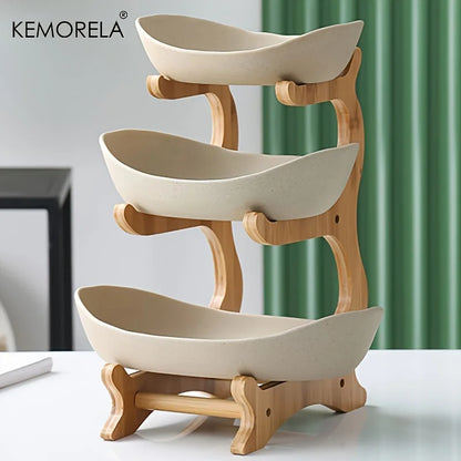 2/3-Tier Fruit Plate & Snack Stand