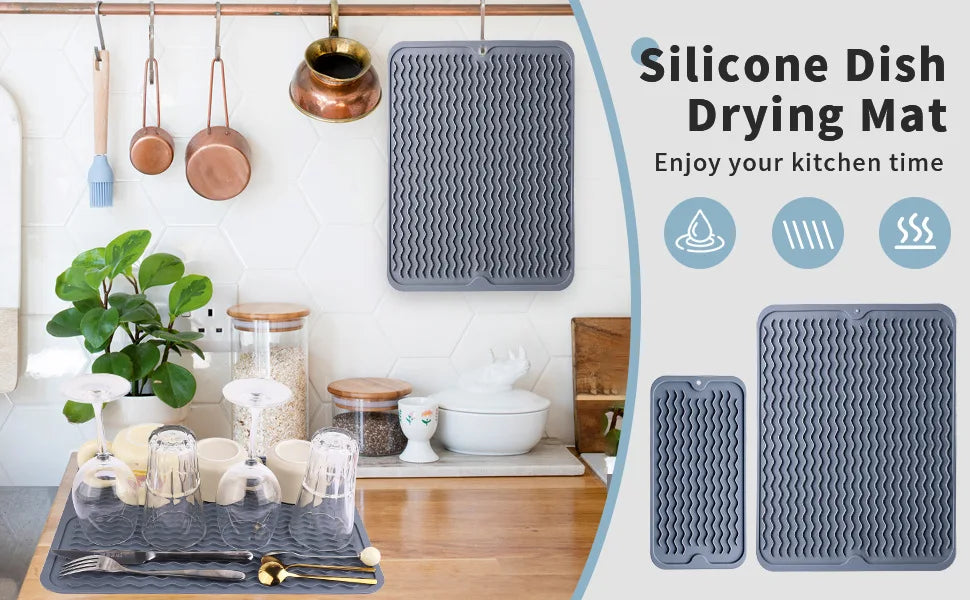 Extra-Large Silicone Dish Drying Mat