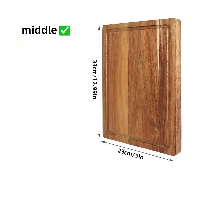 Beech & Walnut Wooden Cutting Board