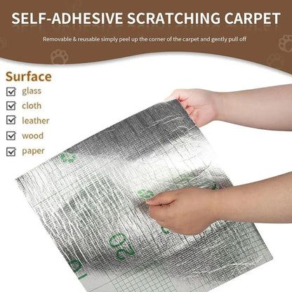 Self-Adhesive Cat Scratching Mat Trimmable