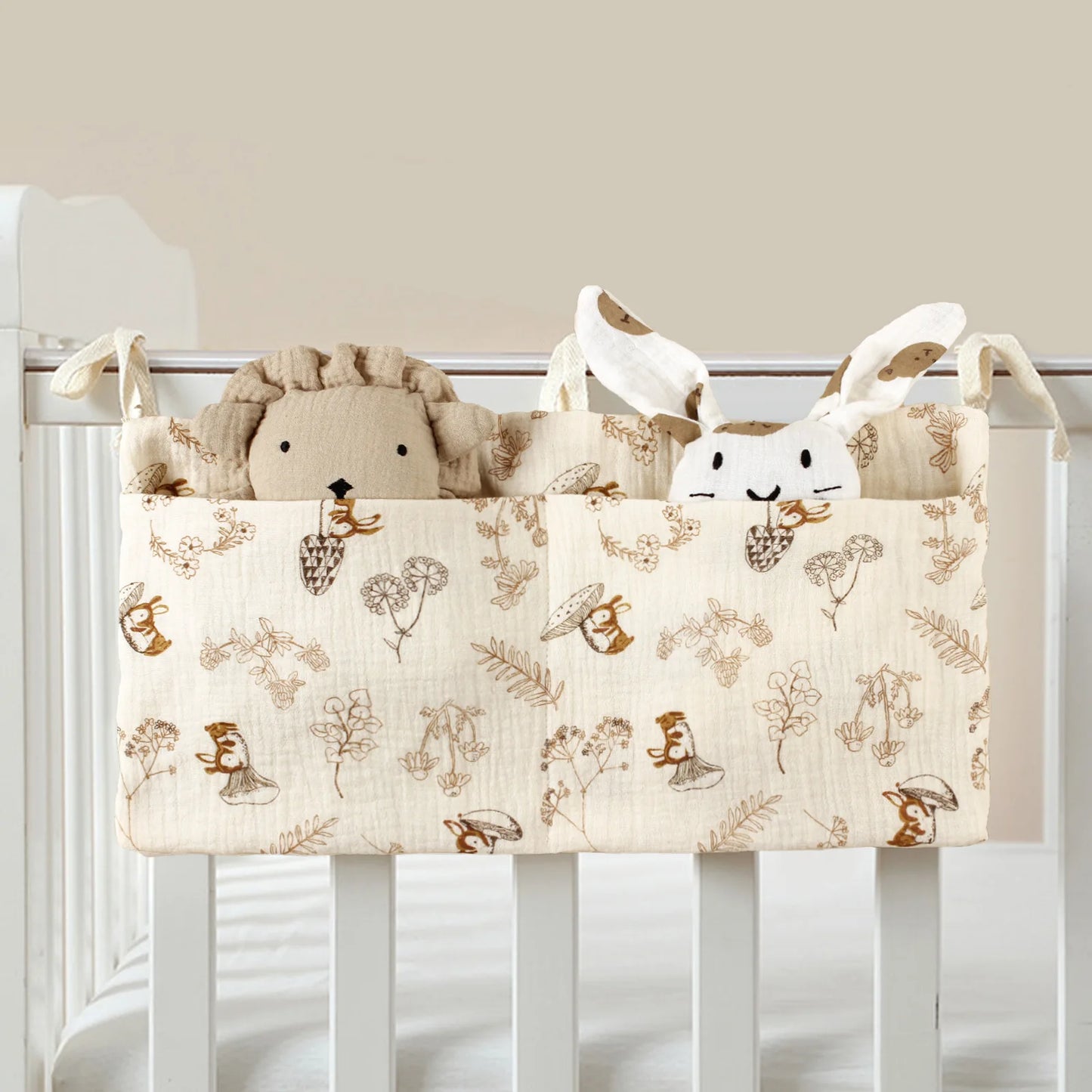Baby Crib Storage Bag Organiser