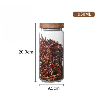 Airtight Glass Kitchen Storage Canister