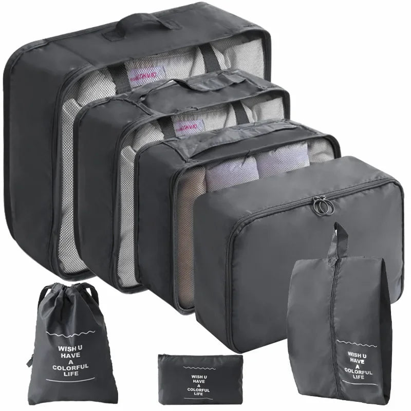 Travel Suitcase Packing Cube Set