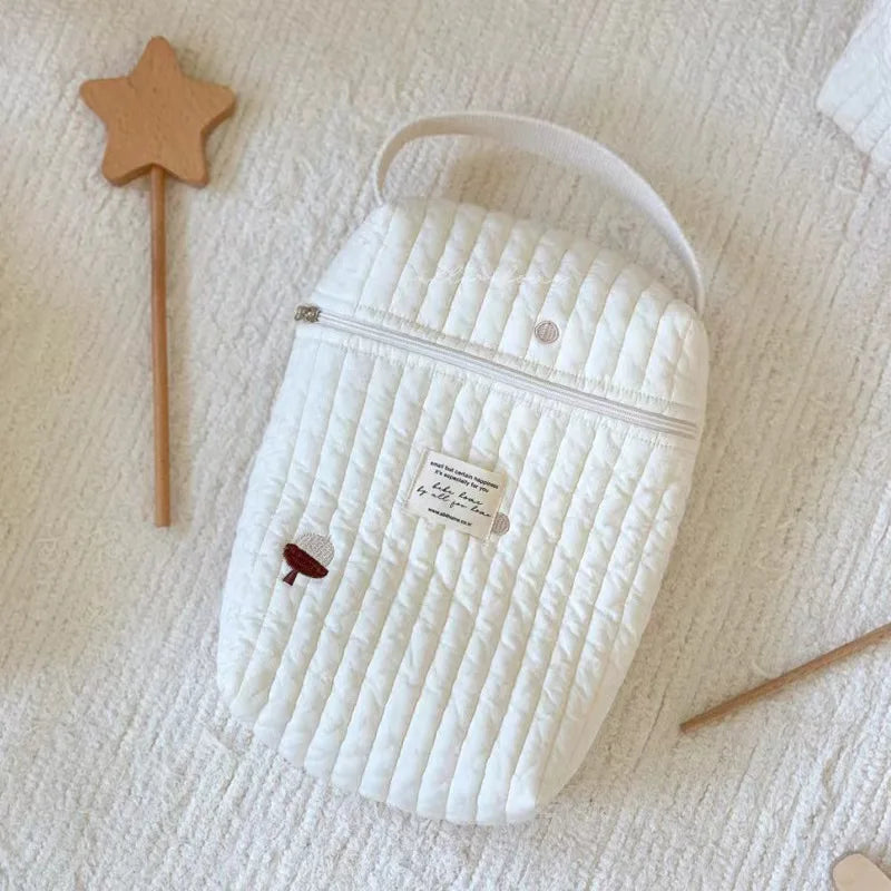 Quilted Baby Diaper Caddy Organiser