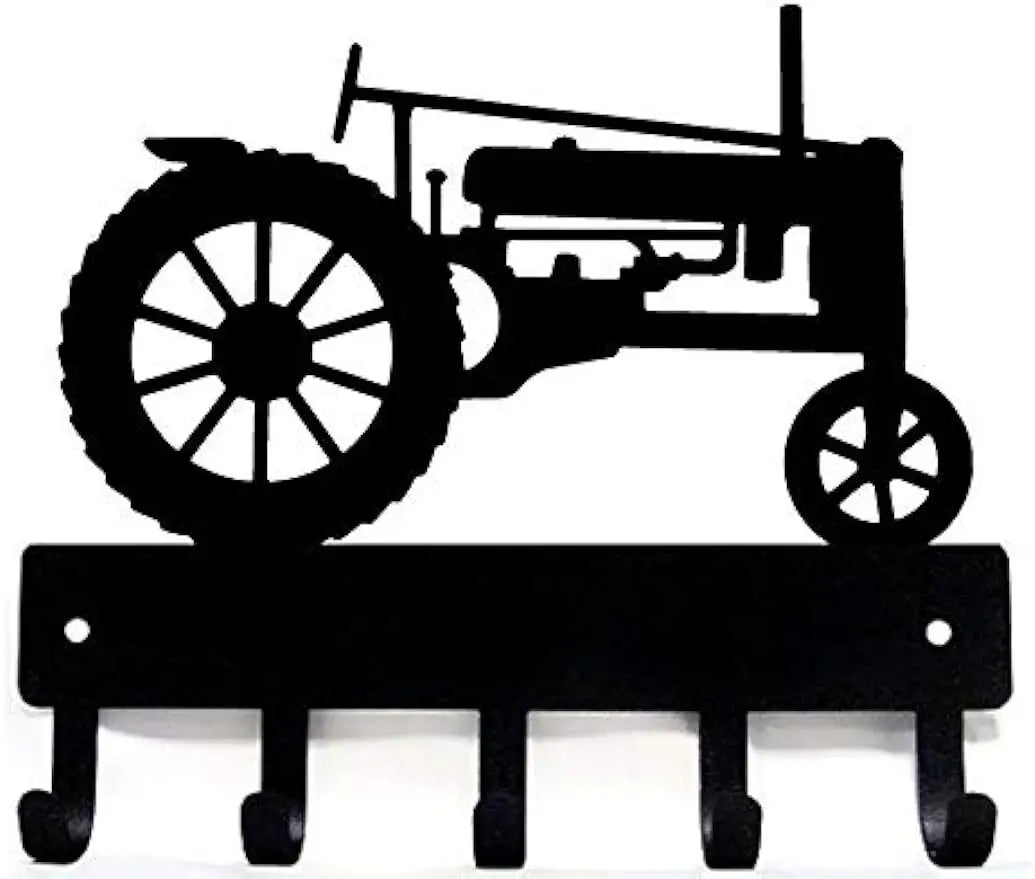 Racing Car Metal Wall Art with Key Hooks
