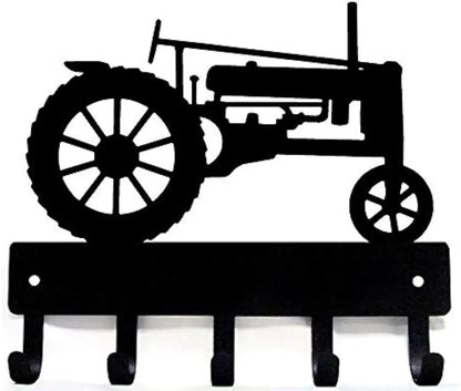 Racing Car Metal Wall Art with Key Hooks
