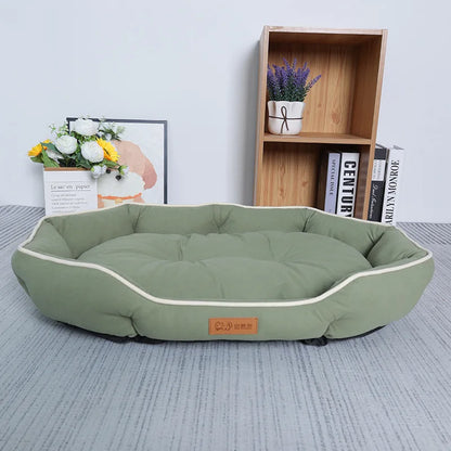 Corduroy Pet Sofa Sleeping Bed Warm