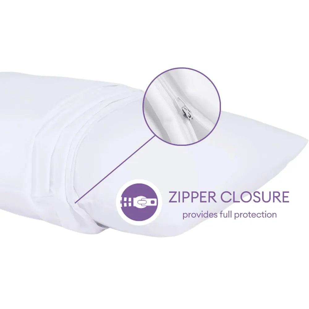 Waterproof Zippered Pillow Protector