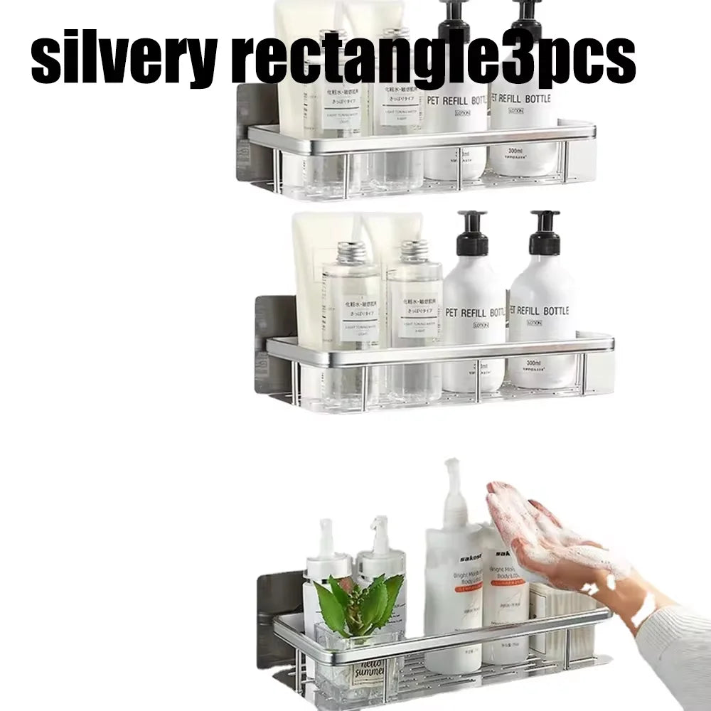 Wall-Mounted Diamond Shower Rack