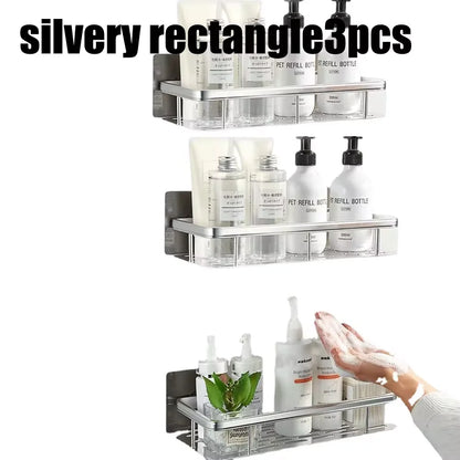 Wall-Mounted Diamond Shower Rack