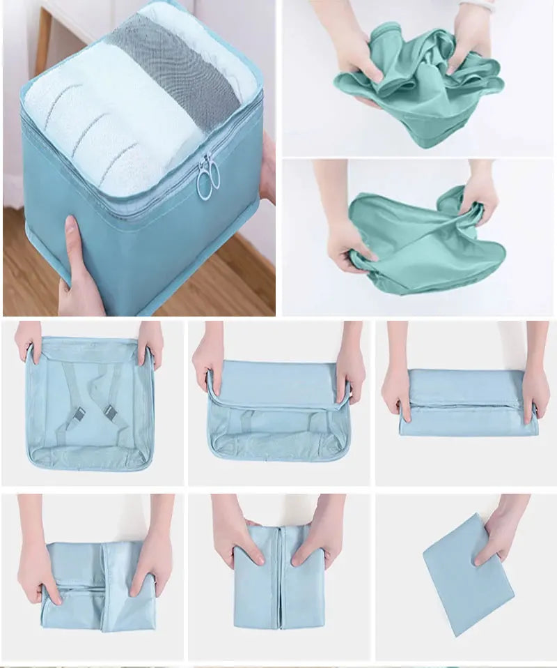 Travel Suitcase Packing Cube Set