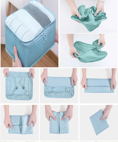 Travel Suitcase Packing Cube Set