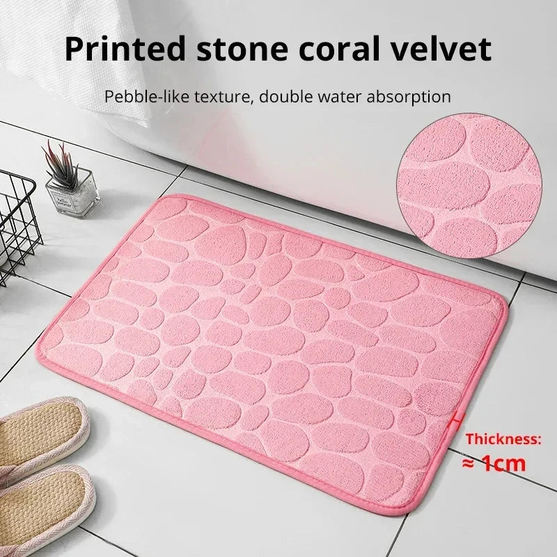 Memory Foam Embossed Velvet Carpet