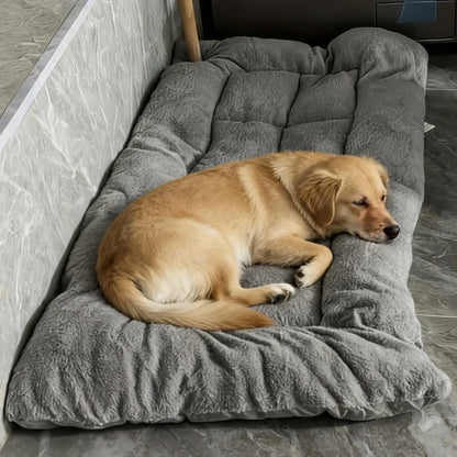 Extra Large Plush Dog Bed Reversible Washable