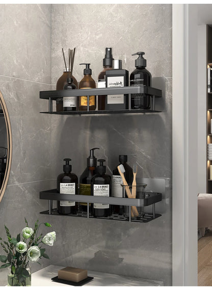 Wall-Mounted Diamond Shower Rack