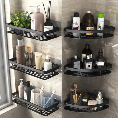 Wall-Mounted Diamond Shower Rack