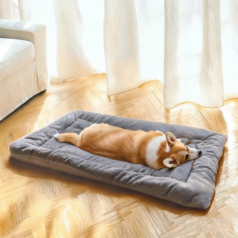 Extra Large Plush Dog Bed Reversible Washable