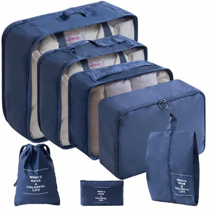Travel Suitcase Packing Cube Set