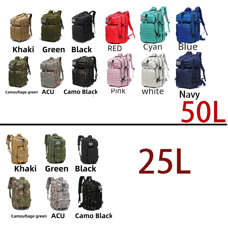 Waterproof Tactical Hiking Backpack