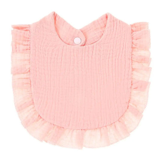 Muslin Baby Bib (6–36 Months) – Ultra Soft Absorbent Cotton Drool & Feeding Bib for Babies and Toddlers & Feeding Saliva Towel