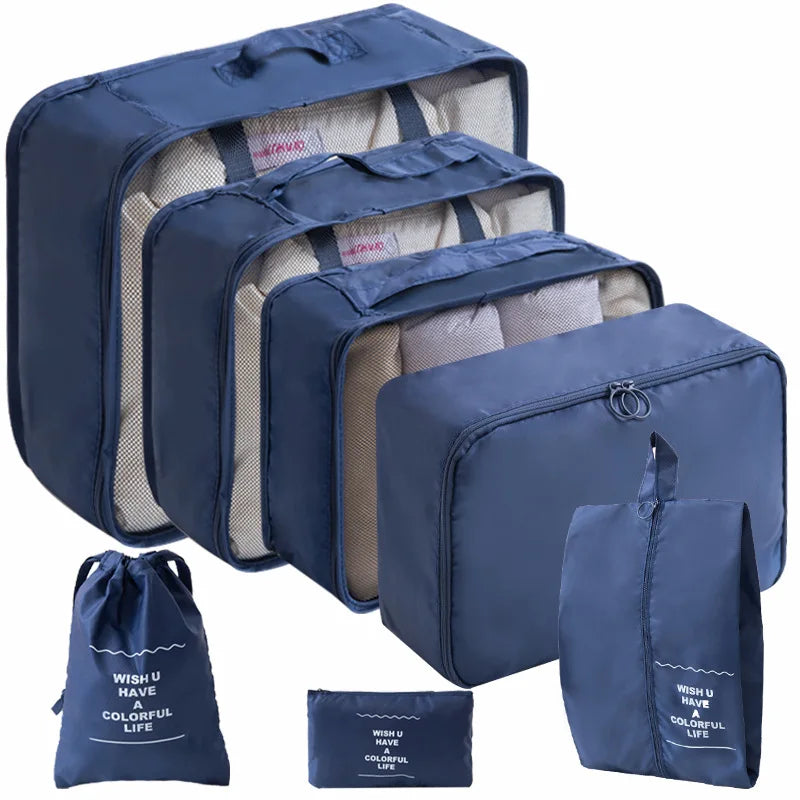 Travel Suitcase Packing Cube Set