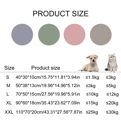 Corduroy Pet Sofa Sleeping Bed Warm