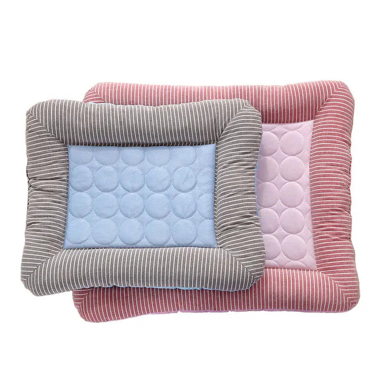 Pet Cooling Mat Ice Silk Summer Bed