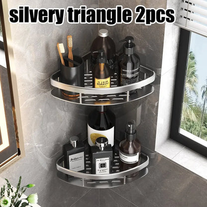 Wall-Mounted Diamond Shower Rack