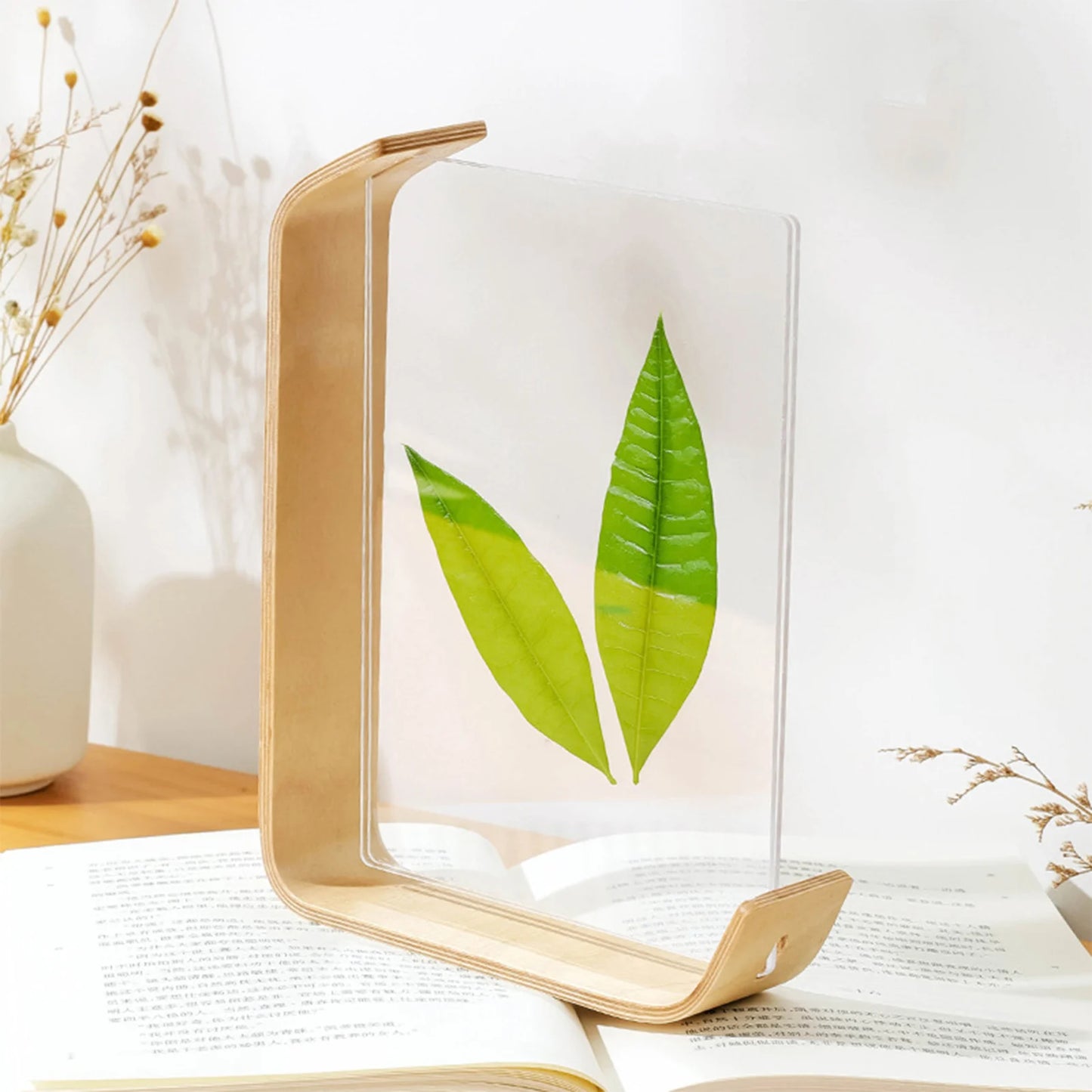 Acrylic & Wood Desktop Photo Display