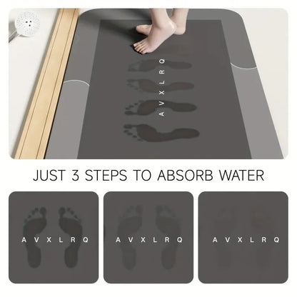 Diatomite Super-Absorbent Bath Mat