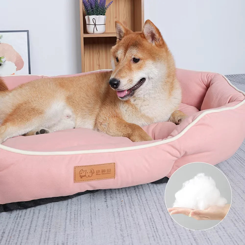 Corduroy Pet Sofa Sleeping Bed Warm