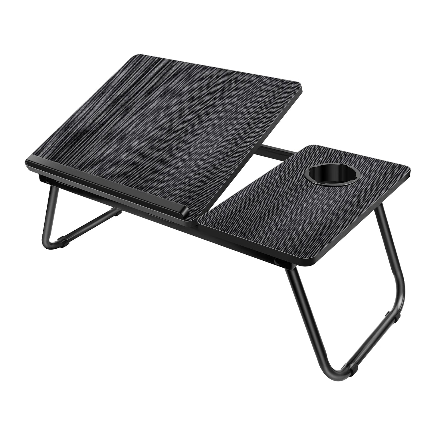 Foldable Laptop Bed Desk with Cup Slot