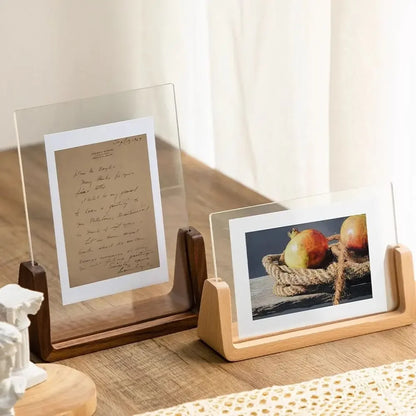 Acrylic U-Shape Photo Frame