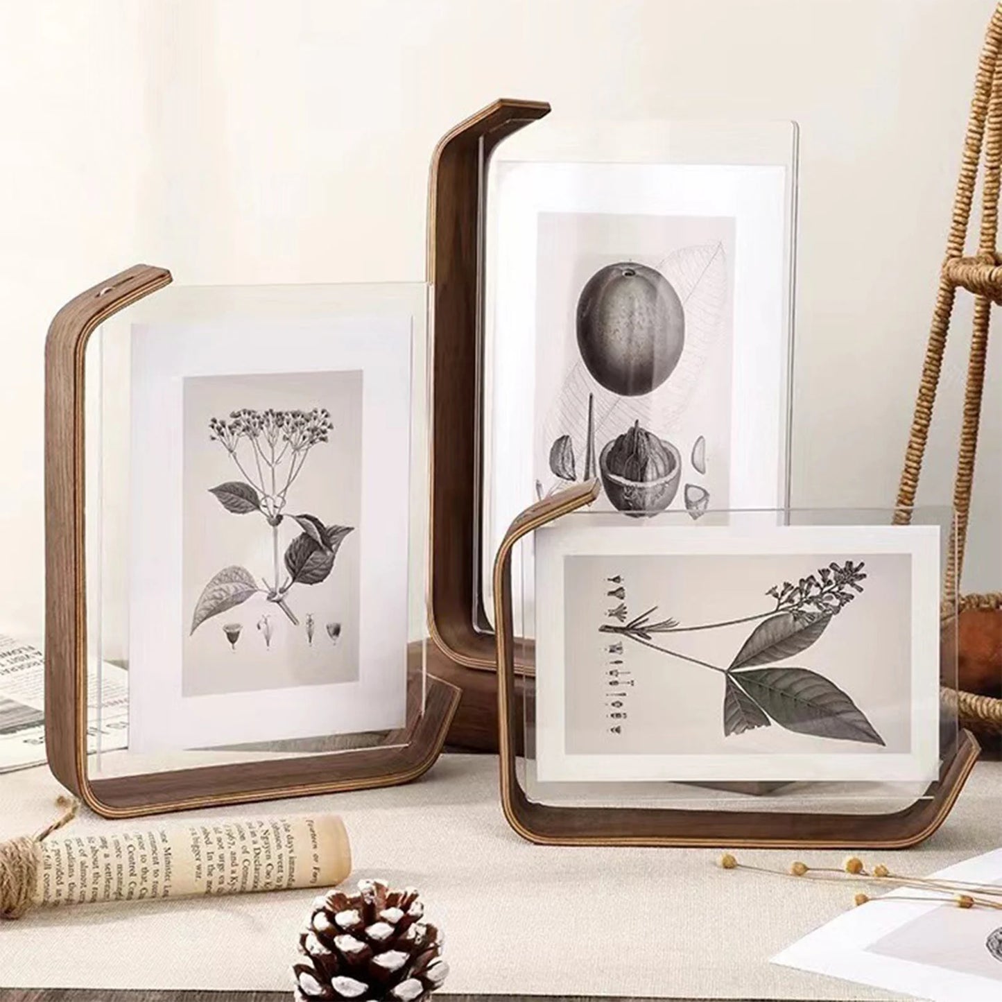 Acrylic & Wood Desktop Photo Display